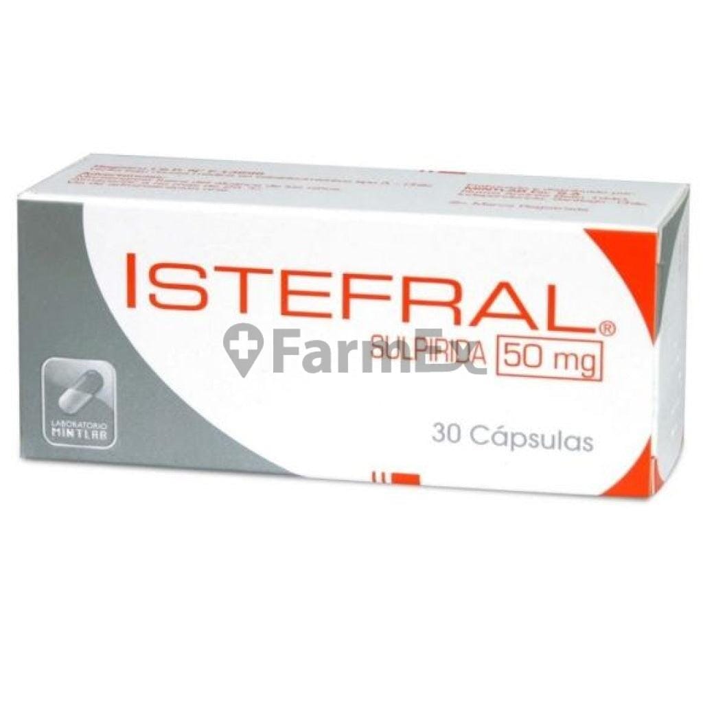 Istefral 50 mg x 30 cápsulas Farmex-MiaHealth-Persistente
